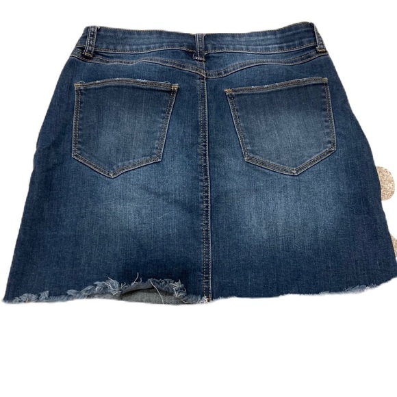 Rewash Women’s Blue A-Line Mini Skirt Sz. 3/26 - Picture 2 of 7